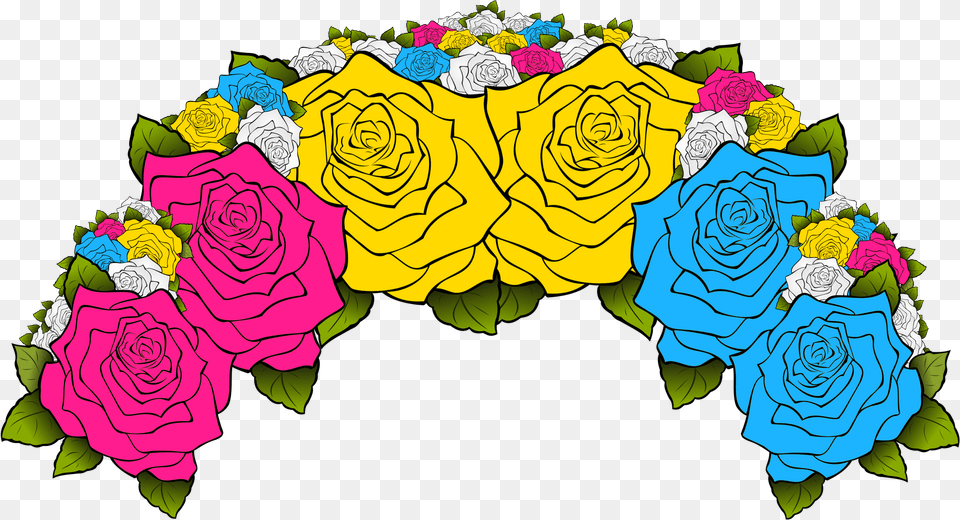 Pride Flower Crowns Alachua County Library District Flower Crown Transparent Pride, Art, Floral Design, Graphics, Pattern Png Image