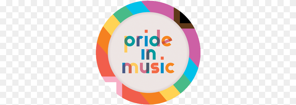 Pride In Music Supporting Lgbtq British Atlantic Record Logo, Badge, Symbol, Disk, Text Free Png Download