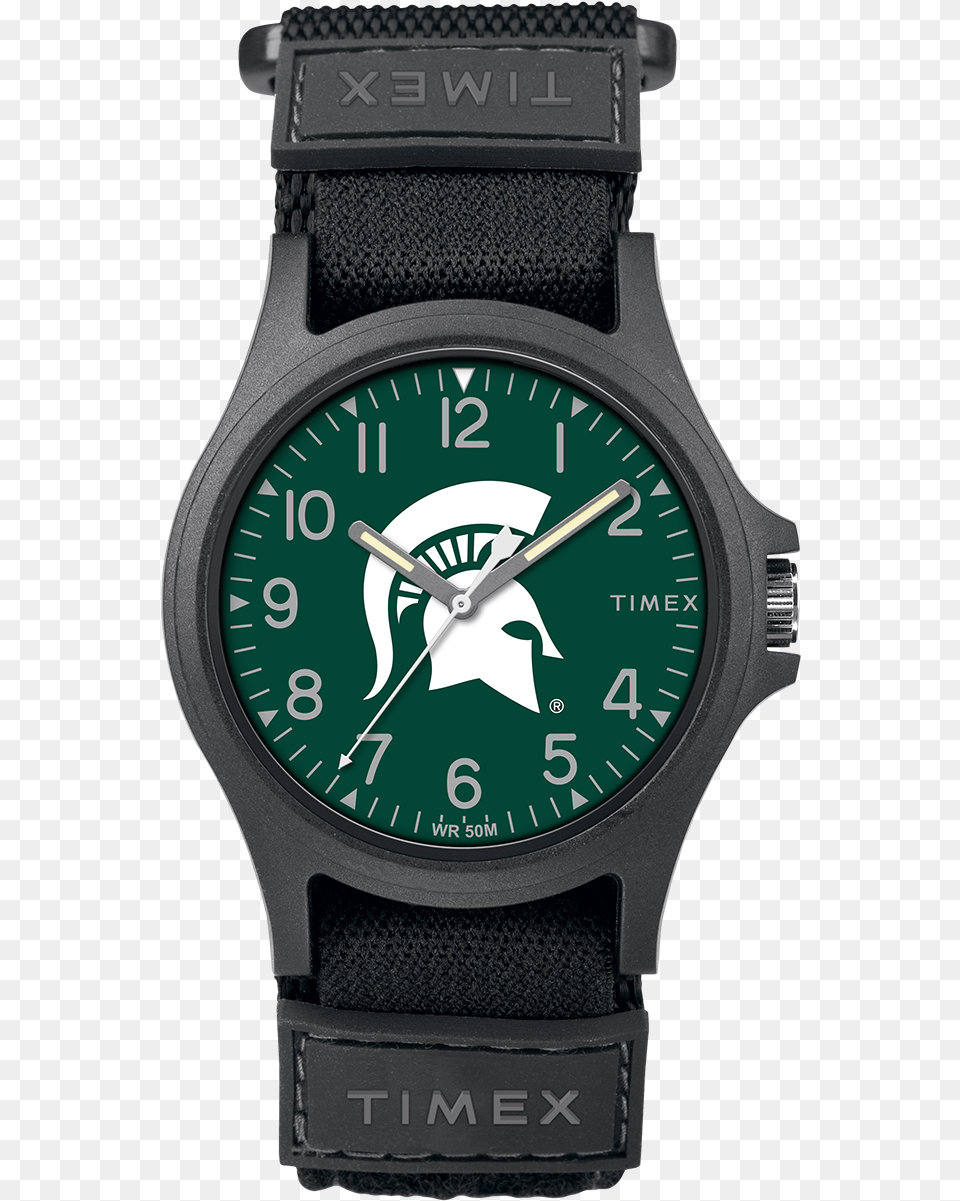 Pride Michigan State Spartans Timex Men39s Expedition Acadia Greenblack Fast Wrap, Arm, Body Part, Person, Wristwatch Png Image