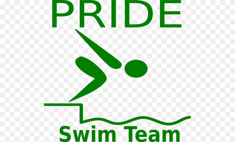 Pride Swim Team Clip Art, Green, Logo, Advertisement, Poster Free Png