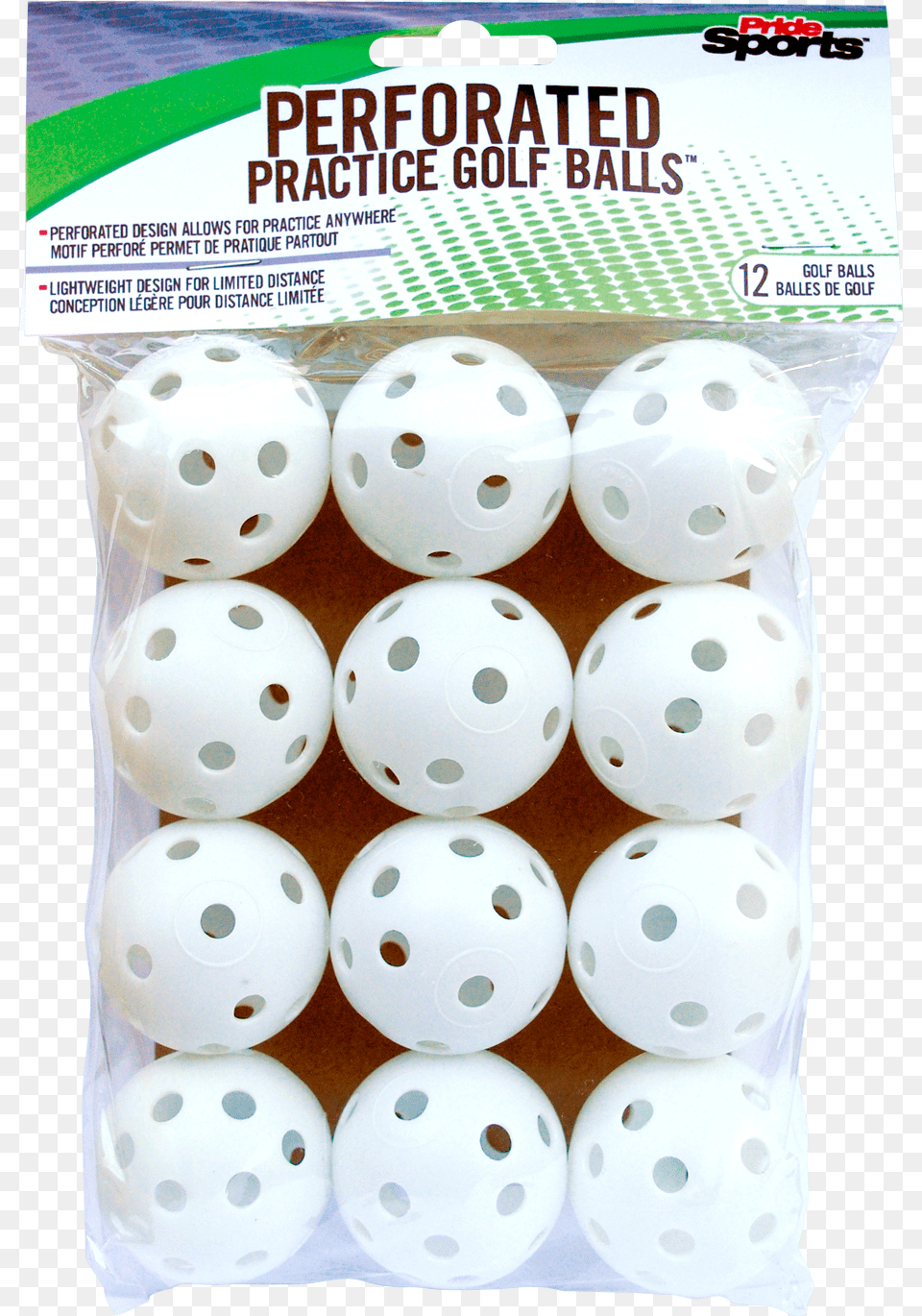 Pridesports Perforated Practice Balls White 12 Ct Pridesports Practice Golf Balls Perforated 12 Count, Helmet, Ball, Golf Ball, Sport Png
