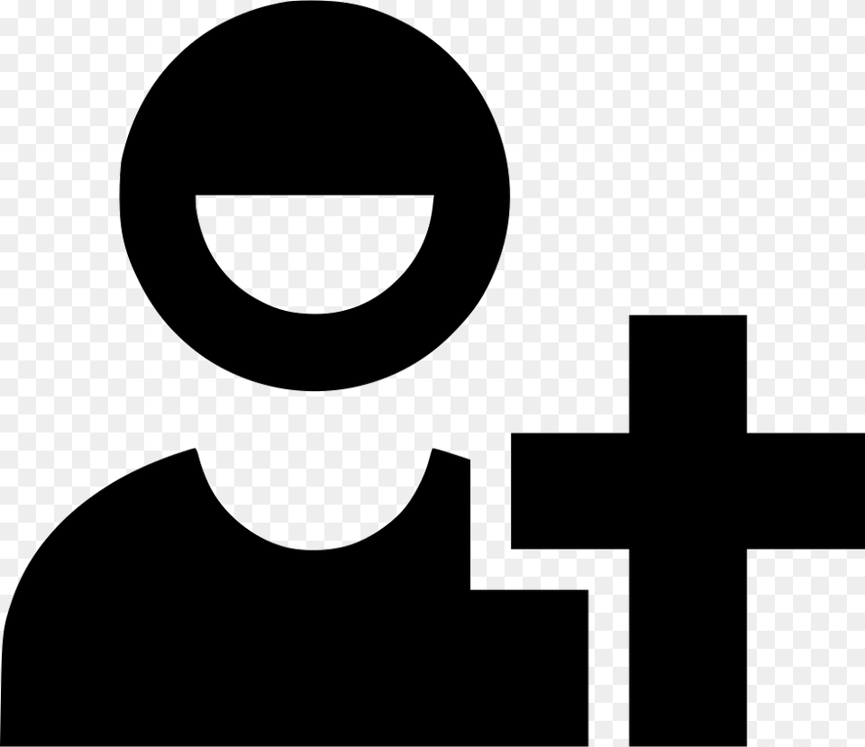 Priest, Cross, Symbol, Stencil Free Transparent Png