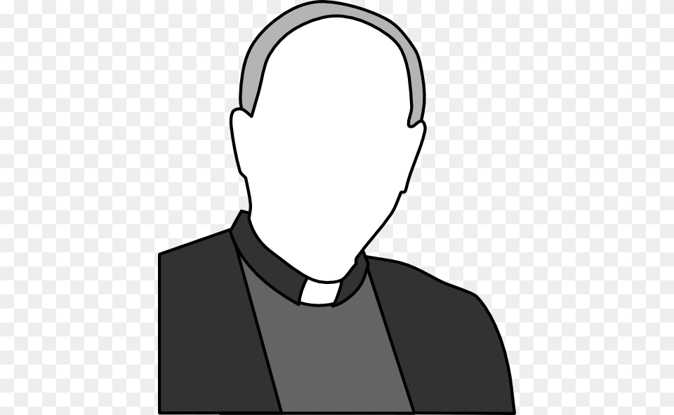 Priest Clip Art, Bishop, Person, Stencil, Bow Png Image