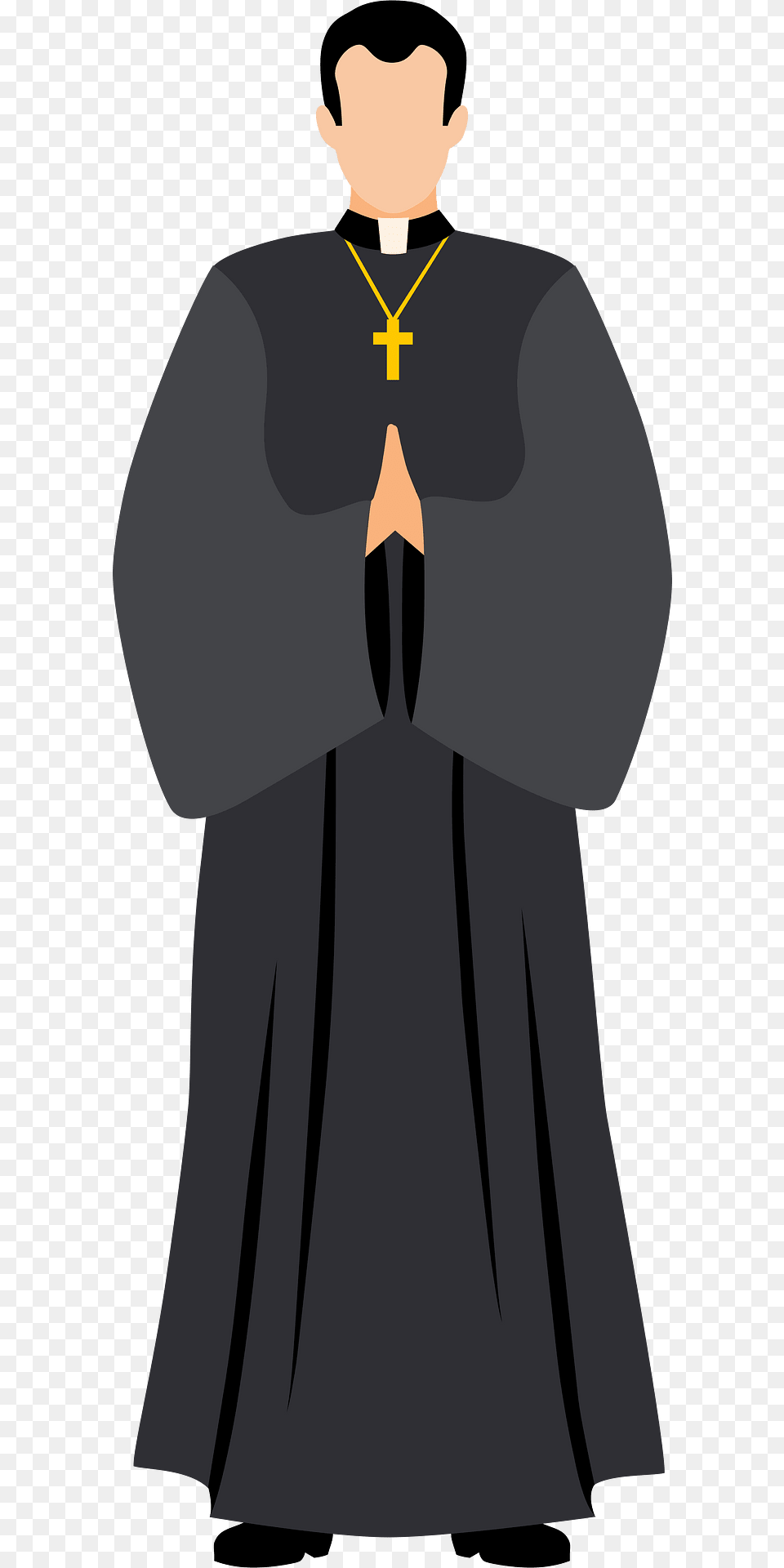 Priest Clipart, Fashion, People, Man, Male Png Image
