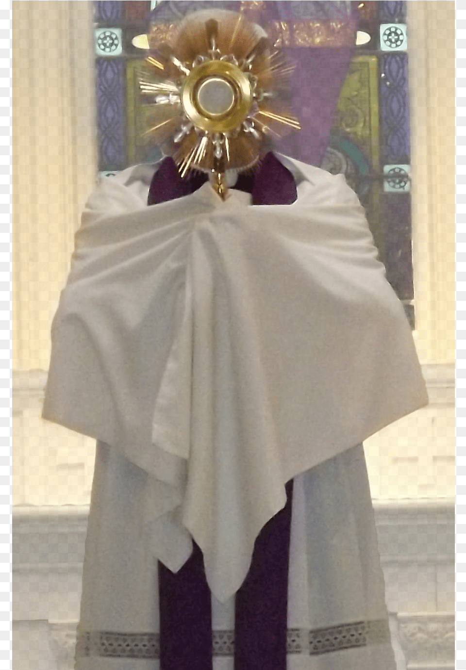 Priest Holding Monstrance, Fashion, Prayer, Cross, Symbol Free Png