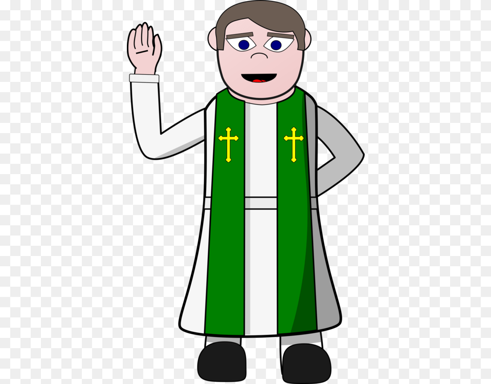 Priest Pastor Computer Icons Preacher Stole, Clothing, Scarf, Person, Face Png