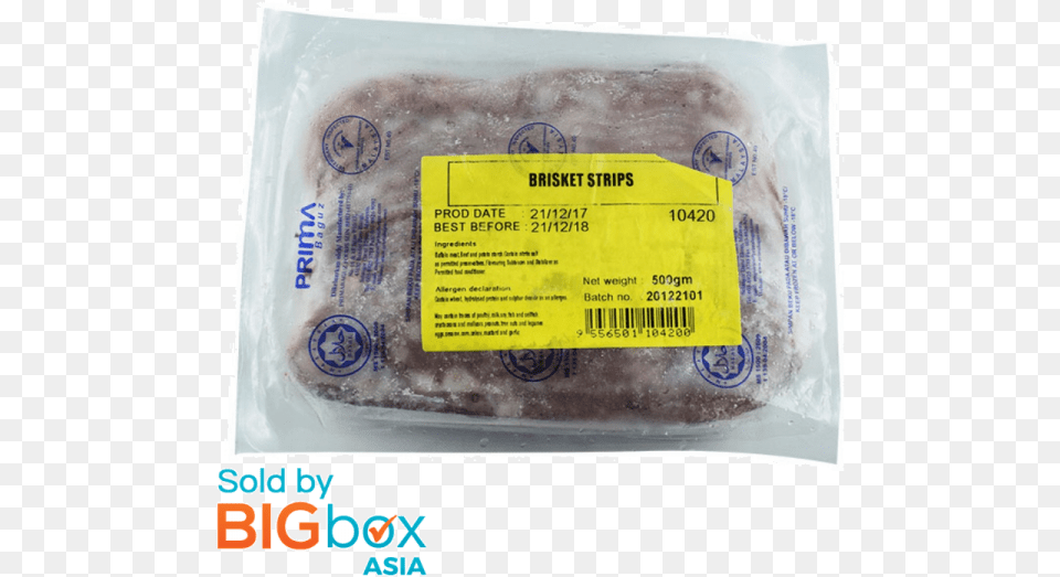 Prima Beef Brisket Stripes 500g Fish Products, Business Card, Paper, Text Png