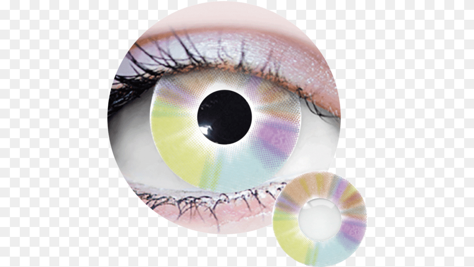 Primal Costume Contact Lenses Yellow, Contact Lens, Disk, Dvd Free Png