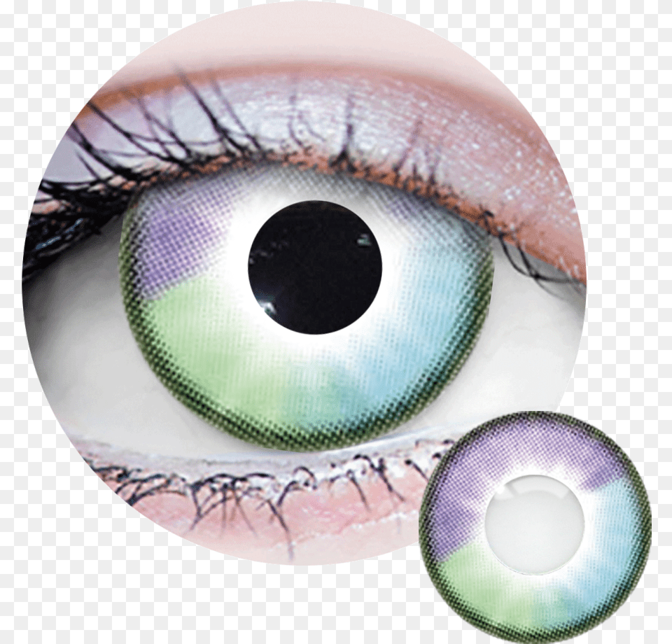 Primal Costume Contact Lenses Yellow, Contact Lens Png Image