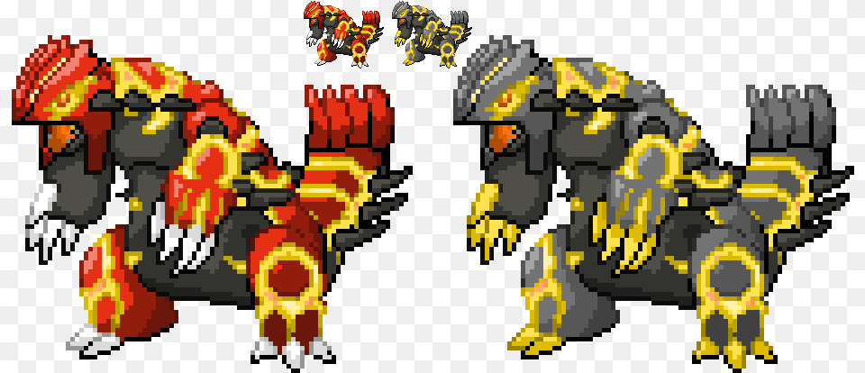 Primal Groudon Gen 3 Sprite, Electronics, Hardware, Computer Hardware Png