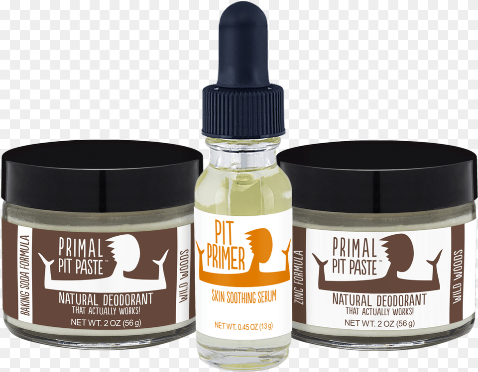 Primal Pit Paste Natural Deodorant Wild Woods, Bottle, Aftershave, Cosmetics, Perfume Png Image