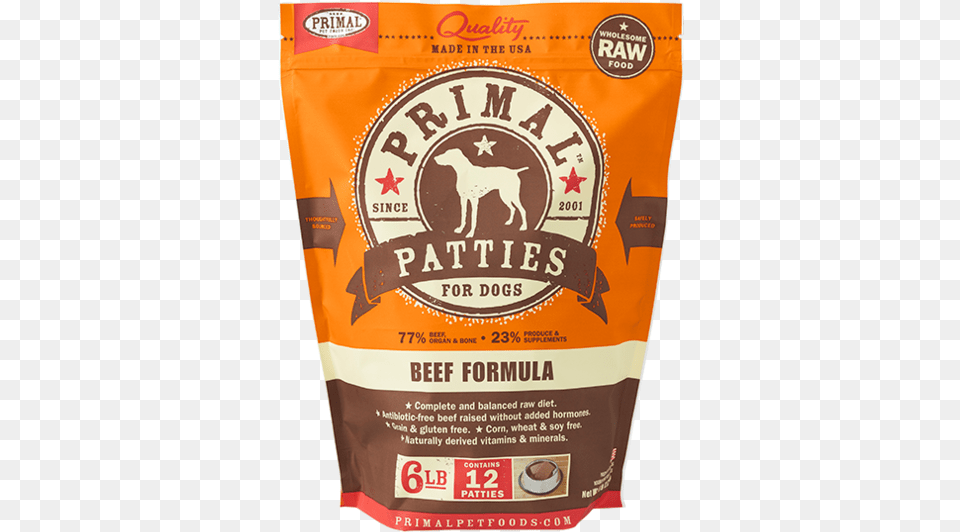 Primal Raw Dog Food Patties, Powder, Flour, Ketchup, Animal Png Image