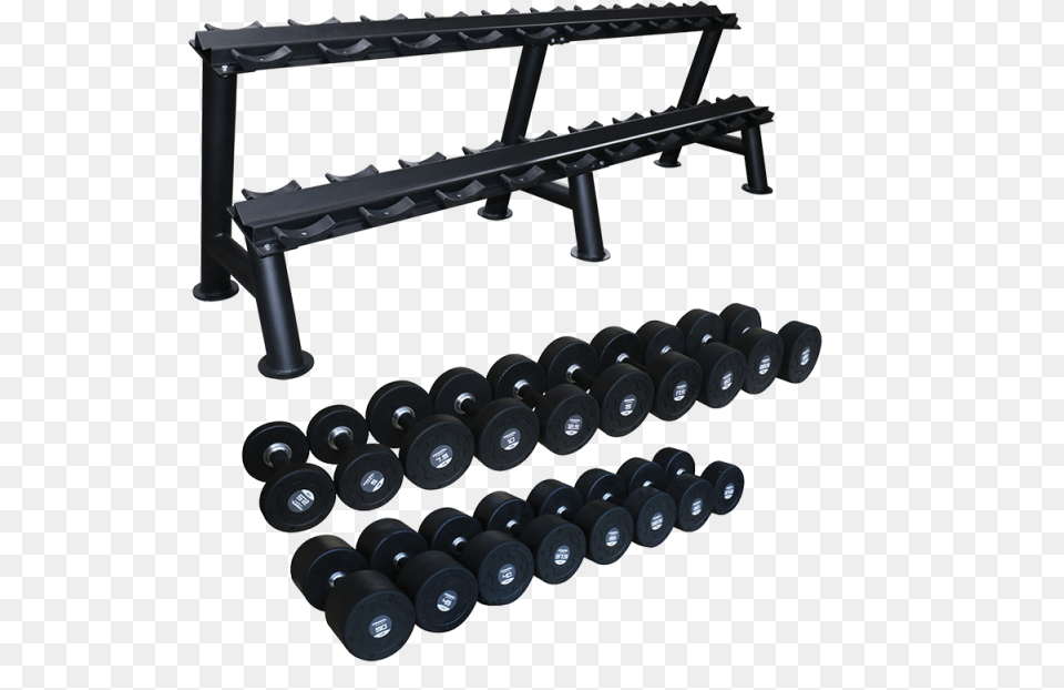 Primal Strength Stealth Dumbbell Set Primal Strength Stealth Rubber Nero Dumbbells, Fitness, Gym, Sport, Working Out Free Transparent Png