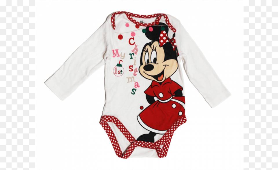 Primark Minnie Mouse Baby Christmas Suit 9 12 Months Cartoon, Applique, Sleeve, Clothing, Pattern Png