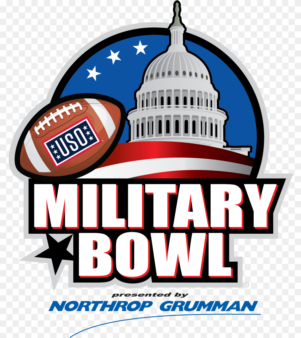 Primary 2017 2019 Military Bowl Logo, Advertisement, Poster, Dynamite, Weapon Free Transparent Png