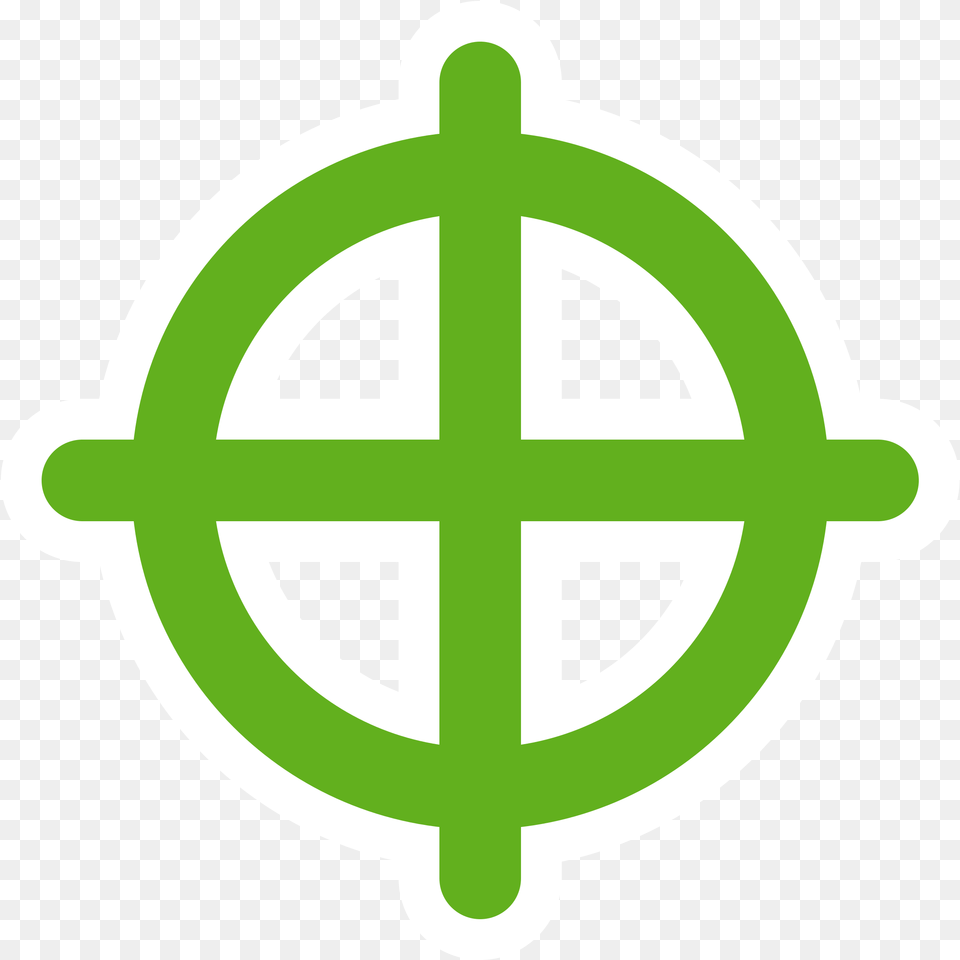 Primary Add Target Clip Arts Target Icon Green, Cross, Symbol, Logo Png