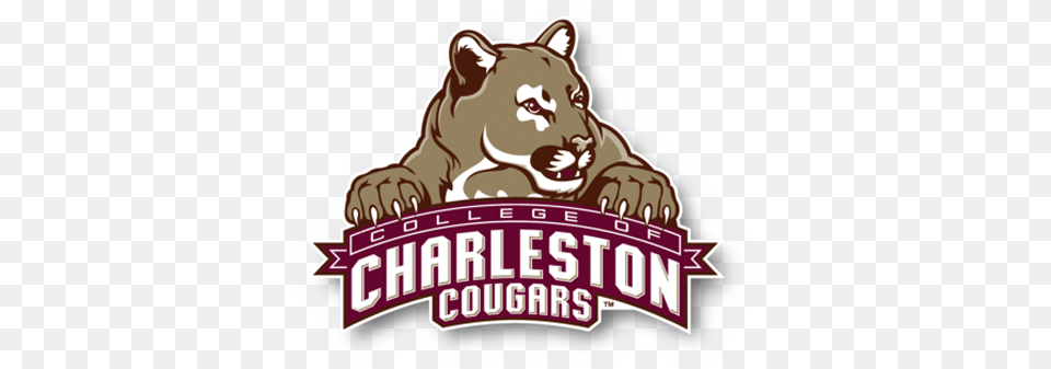 Primary Logo Mark For The College Of College Of Charleston Cougars, Food, Ketchup, Animal, Wildlife Png