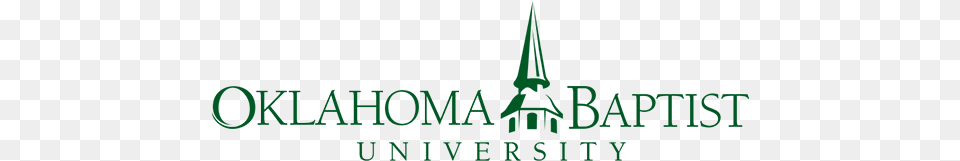 Primary Logos Displayed In Obu Green The Stacked Oklahoma Baptist University Logo And Transparent Background, Architecture, Building, Spire, Tower Free Png Download