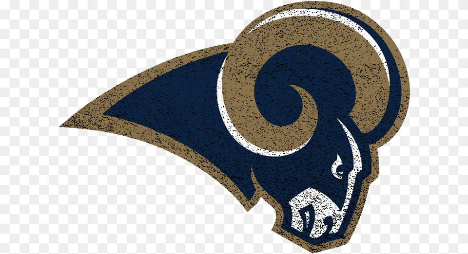 Primary Los Angeles Rams Logo Rams Football Team Logo, Clothing, Hat, Art, Home Decor Png Image