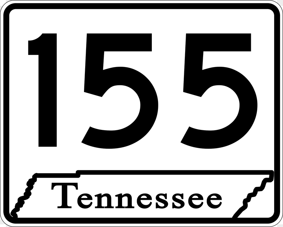 Primary Route Sign Tennessee Clipart, Symbol, Number, Text Free Png Download