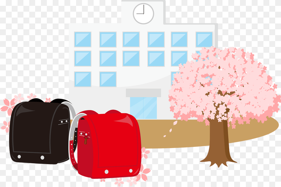 Primary School Clipart, Bag, Flower, Plant, Mailbox Png