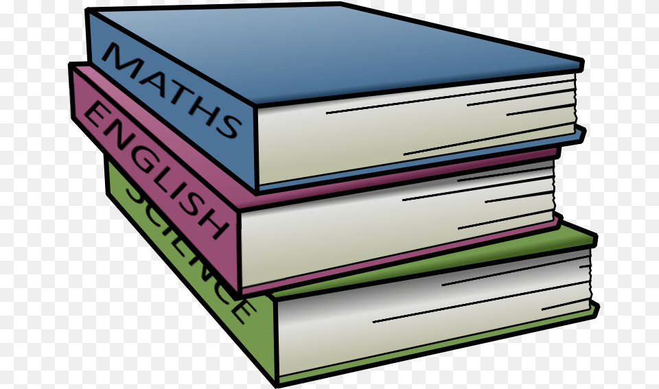 Primary School Scraps Homework Stack Of Books Clip Art, Book, Publication, Indoors, Library Free Png
