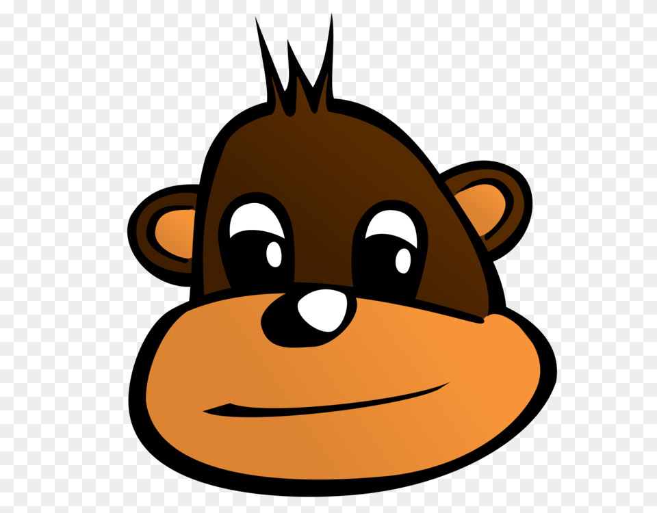 Primate Gorilla Ape Monkey Chimpanzee, Cartoon Free Png Download