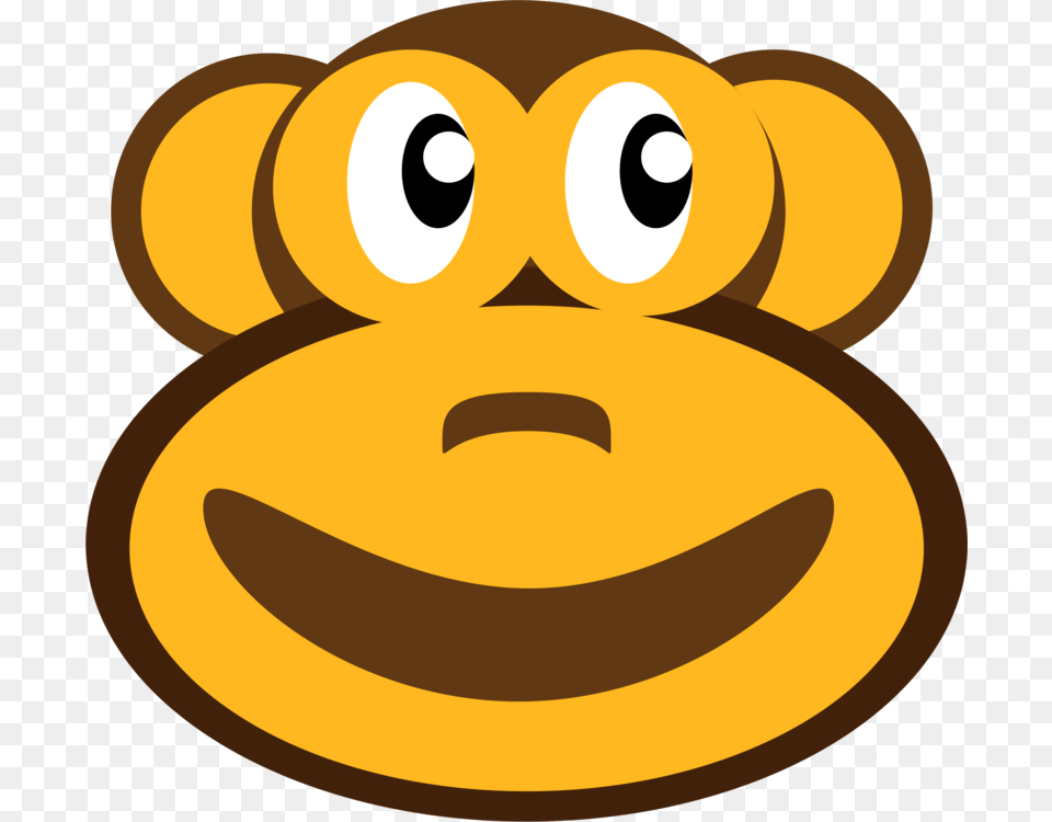 Primate Macaque Monkey Baboons Smiley Free Png