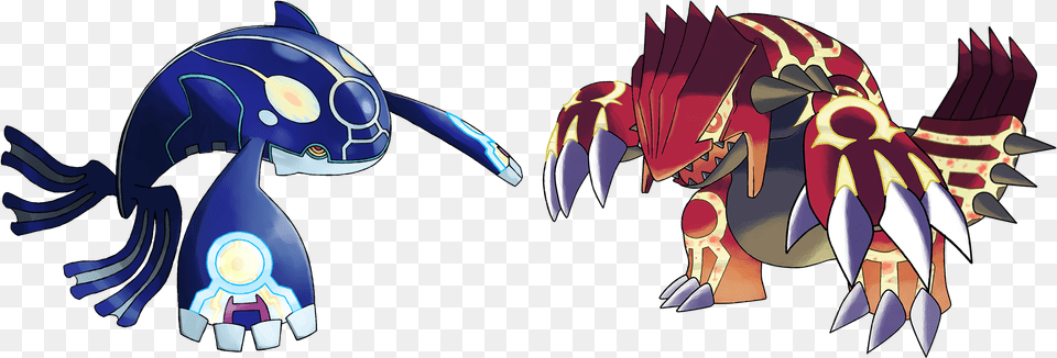 Prime Kyogre And Groudon Pokemon Groudon, Electronics, Hardware, Book, Comics Free Transparent Png