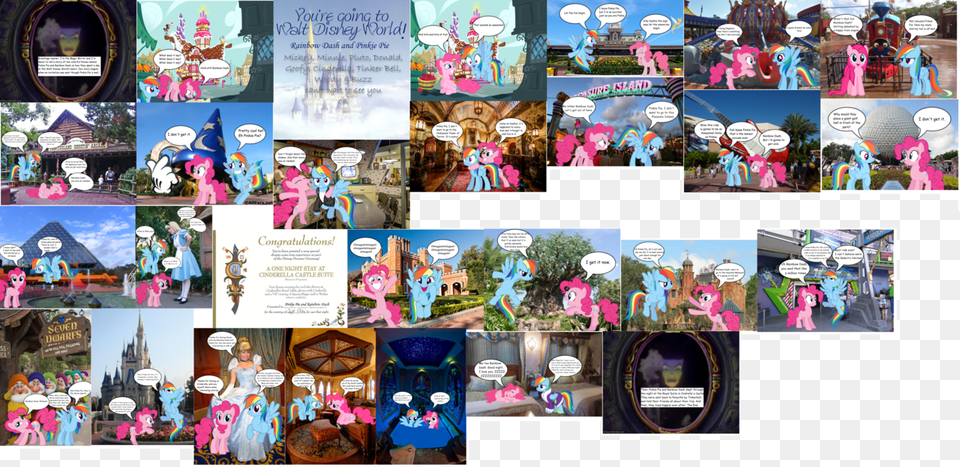 Prime Time Caf Alice Animal Kingdom Bashful Cinderella Castle, Art, Book, Collage, Comics Free Png Download