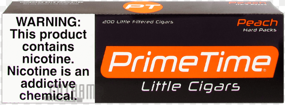 Prime Time Little Cigars Peach Tan, Text Png