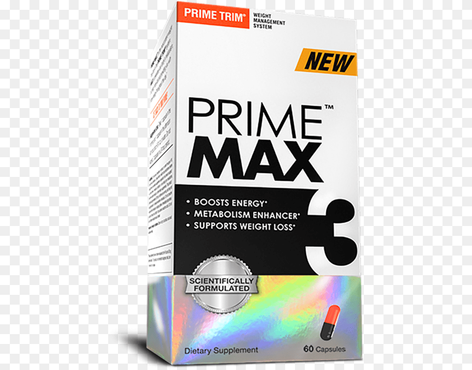 Prime Trim Max Daily Metabolism Amp Fat Burning Support Multimedia Software, Advertisement, Poster Free Png