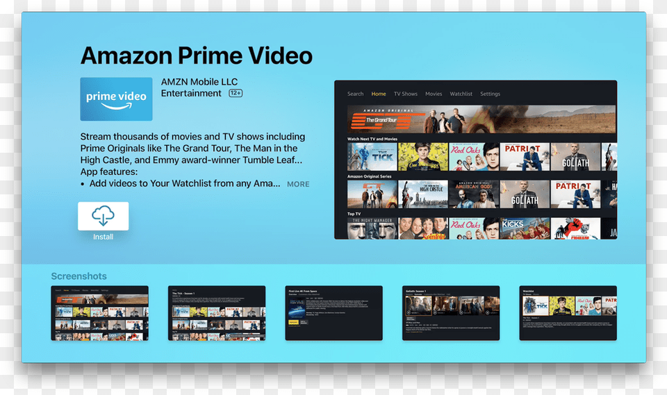 Prime Video Apple Tv 4k, File, Webpage, Person, Screen Free Transparent Png