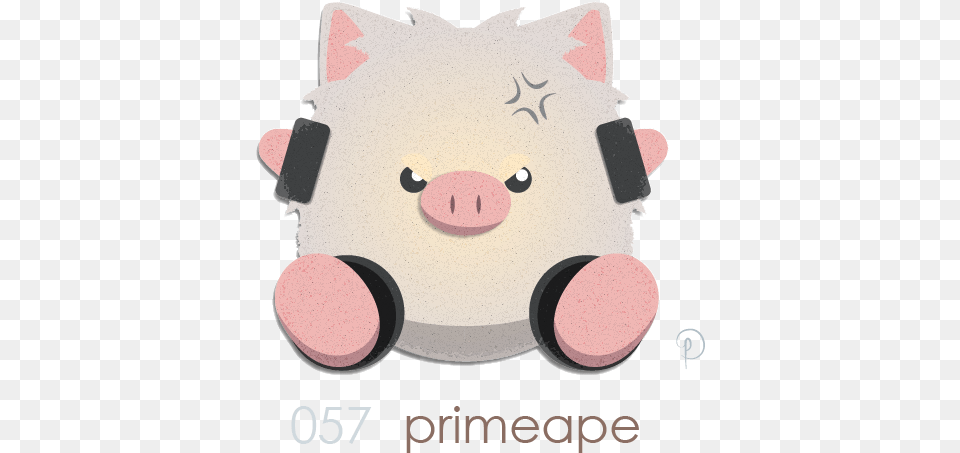 Primeape The Bound Pigape Pokemon So Many Domestic Pig, Animal, Mammal Free Png Download