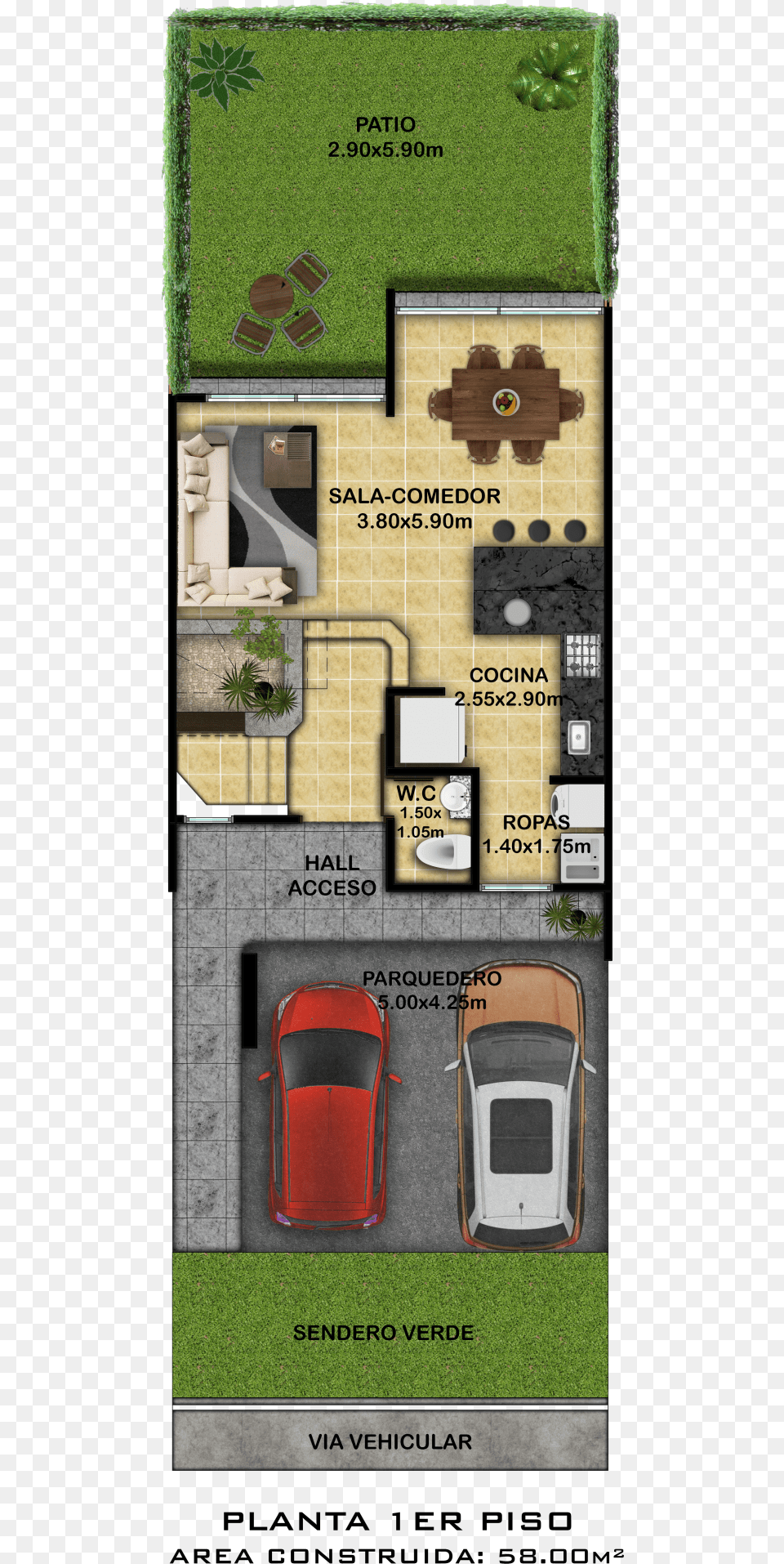 Primer Piso Floor Plan, First Aid, Grass, Plant Free Png