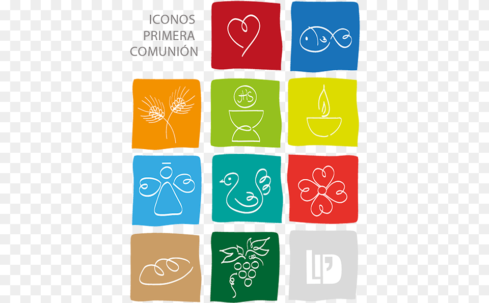 Primera Comunin Iconos Primera Comunion, Text, Cross, Symbol, Art Png Image