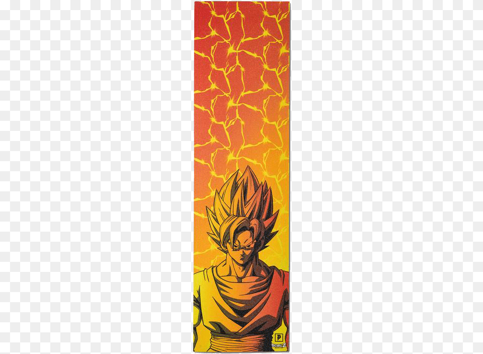 Primitive Dragon Ball Z Ss Goku Grip Tape, Book, Comics, Publication, Person Png