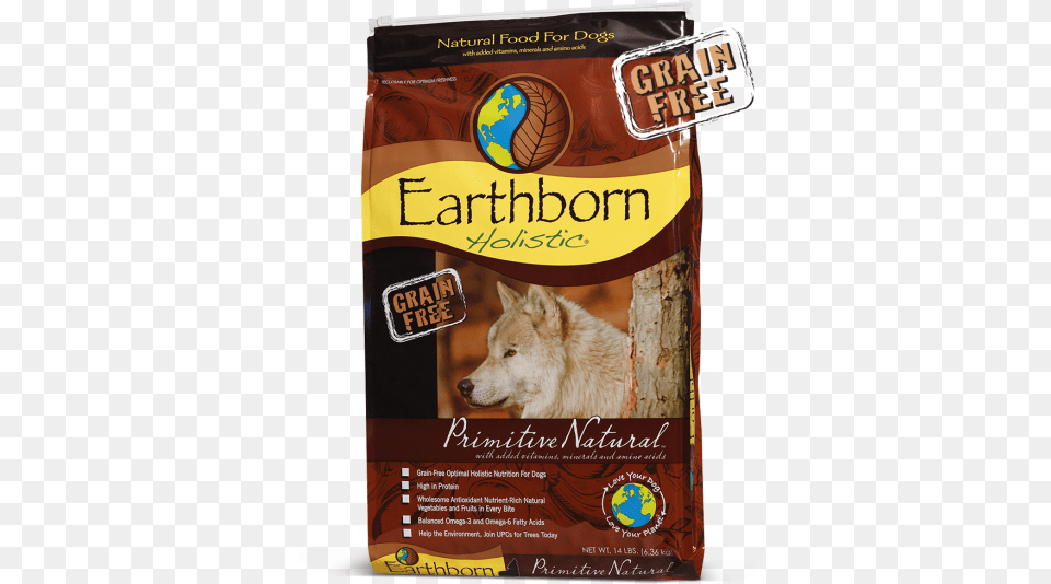 Primitive Natural Bag Earthborn Holistic Dog Food, Animal, Canine, Mammal, Pet Free Png