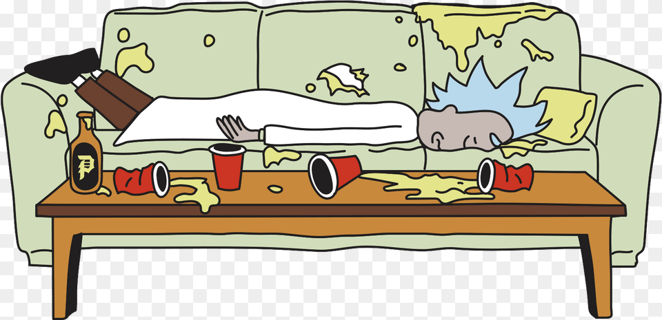 Primitive Rick Et Morty Board, Coffee Table, Couch, Furniture, Table Png Image