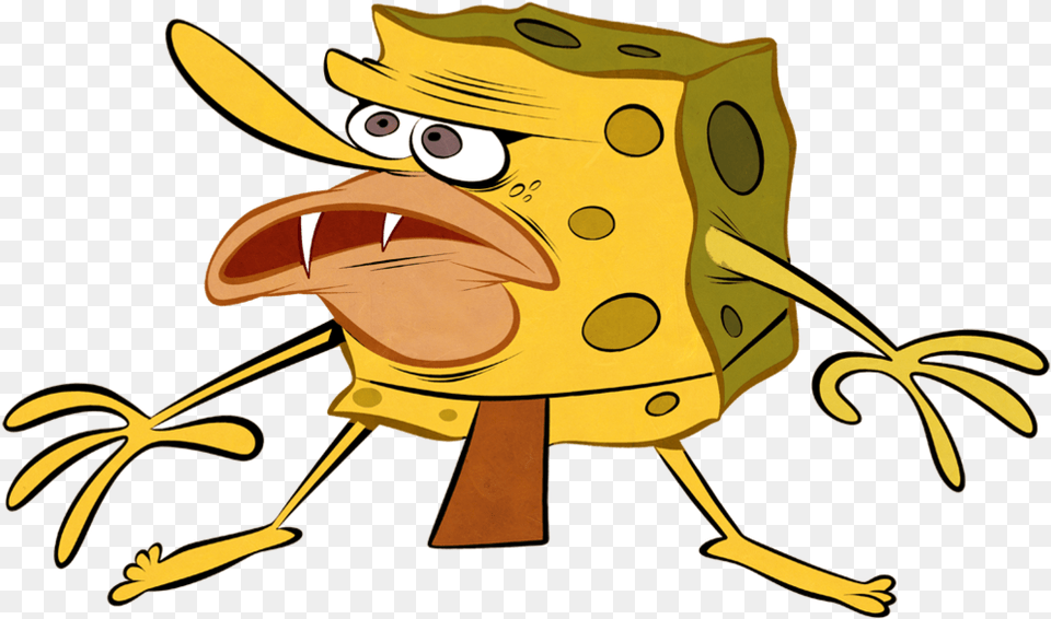 Primitive Sponge By Themrock Primitive Sponge, Cartoon, Animal, Bird Png