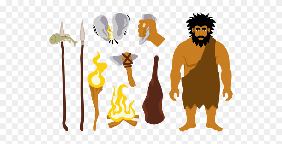 Primitive Vector Art, Adult, Male, Man, Person Free Png