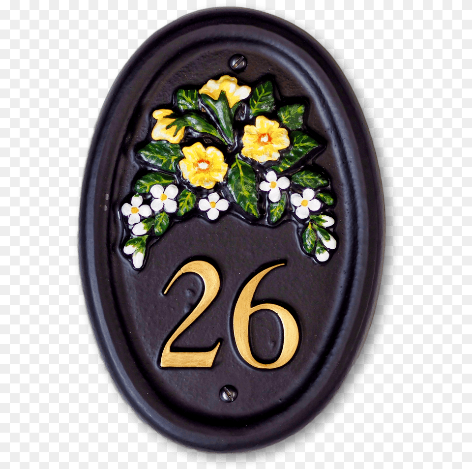 Primrose Amp Small Flowers House Sign Artificial Flower, Number, Symbol, Text, Machine Free Png