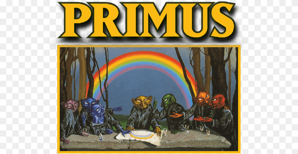 Primus New Year39s Eve Primus The Desaturating Seven Cd, Book, Comics, Publication, Person Free Png