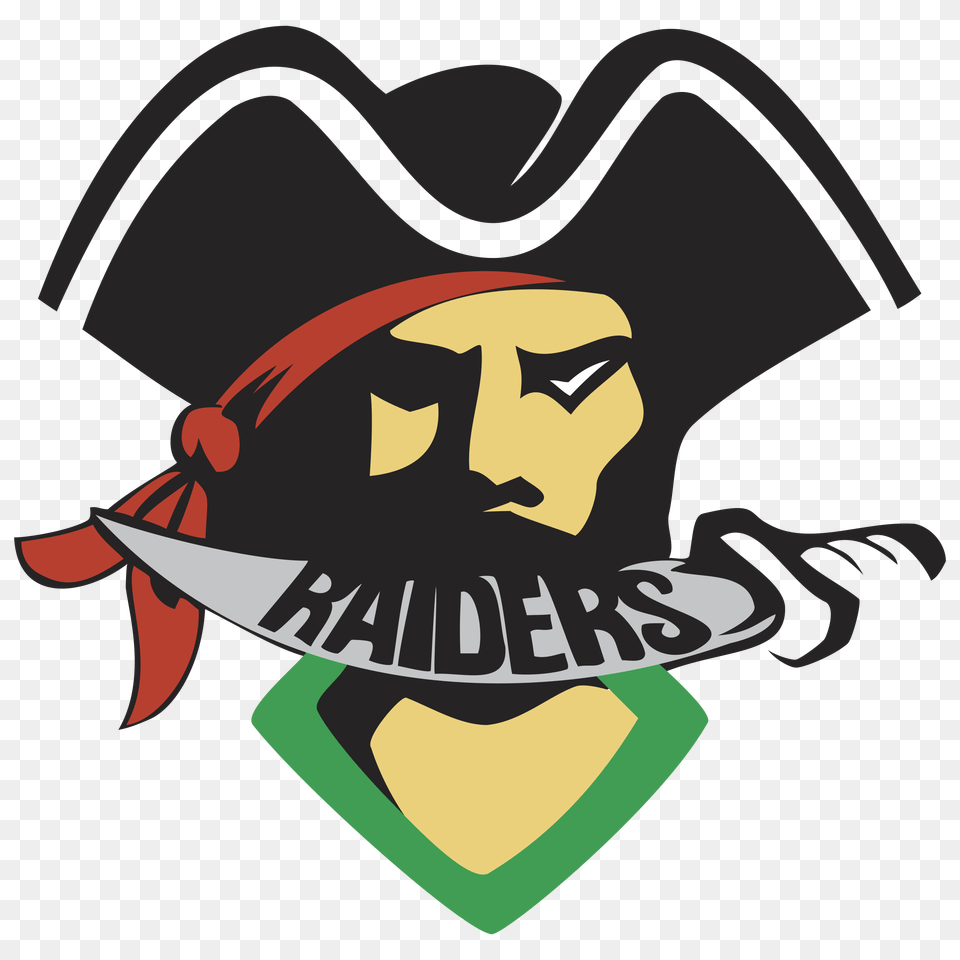 Prince Albert Raiders Logo Transparent Vector, Person, Pirate, Face, Head Free Png