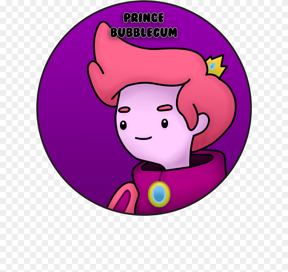 Prince Bubblegum Pin By Brittanysdesigns Cartoon, Purple, Face, Head, Person Png