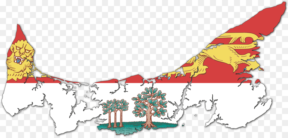 Prince Edward Island Prince Edward Island Flag Map, Art, Graphics, Tree, Plant Png