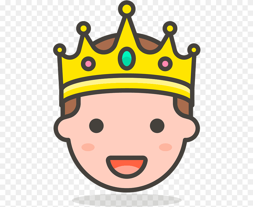 Prince Emoji Clipart Transparent Creazilla Transparent Detective Icon, Accessories, Jewelry, Crown, Baby Free Png Download