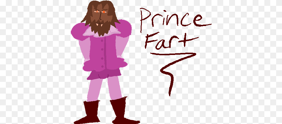 Prince Fart Illustration, Person, Clothing, Coat, Text Free Png