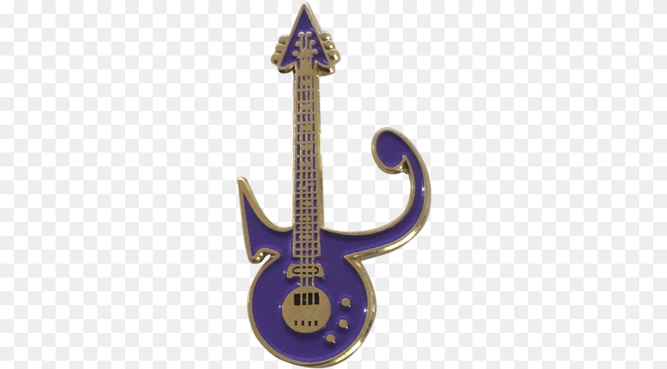 Prince Guitar Pin Electric Guitar, Bass Guitar, Musical Instrument, Smoke Pipe Free Png