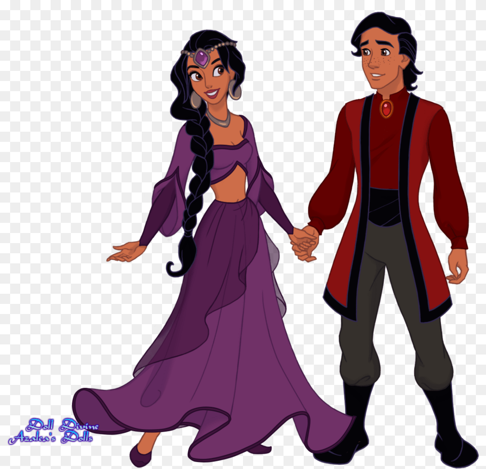 Prince Hassan And Princess Ishtar Made On Azaleas Illustration, Book, Publication, Comics, Fashion Free Png Download